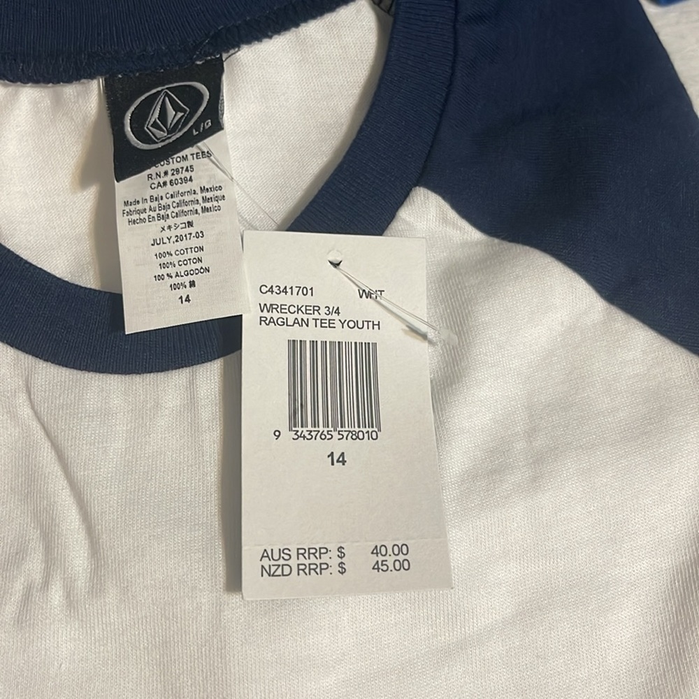 Volcom Wrecker Raglan Tee - Picture 6 of 6